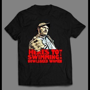 SHARK MOVIE LOVES BOWLEGGED WOMAN SHIRT